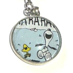 Snoopy and Woodstock Dancing Key Chain